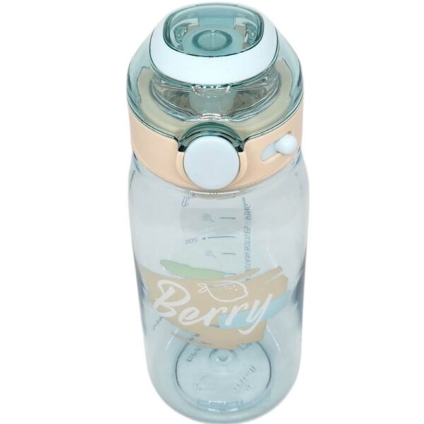 Gıpta Pipetli Kilitli Tritan Matara 600 ml Mavi 7541