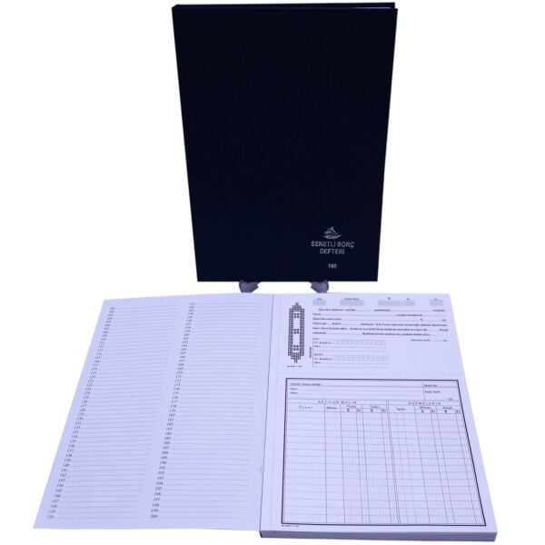 Özkan Taksitli Senet Defteri 160 Yaprak Ciltli M1054