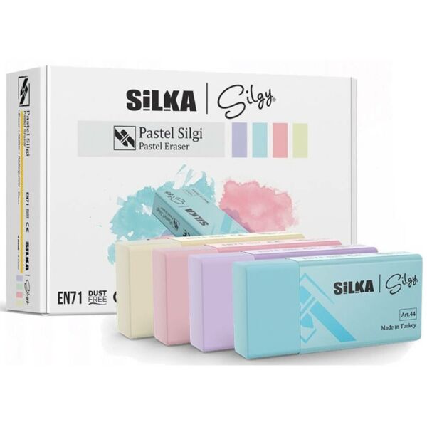 Silka Silgi Pastel 4 Renk 30 Lu Art.45