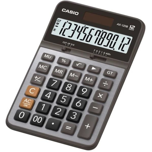 Casıo Hesap Makinesi Masaüstü Ax-120B 12 Hane
