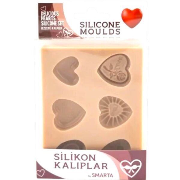 Smarta Silikon Kalıplar Lezzetli Kalpler