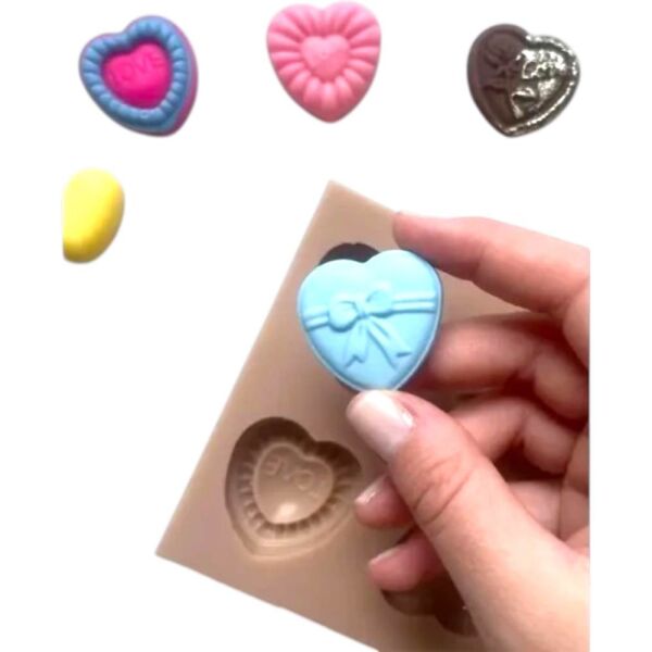 Smarta Silikon Kalıplar Lezzetli Kalpler