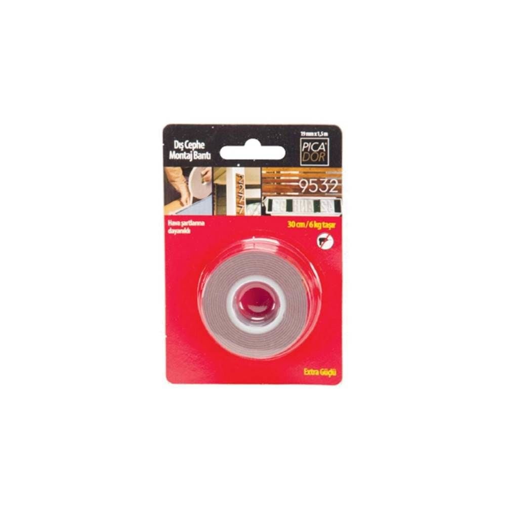 Picador Dış Cephe Montaj Bandı 19 mm x 1.5 mt