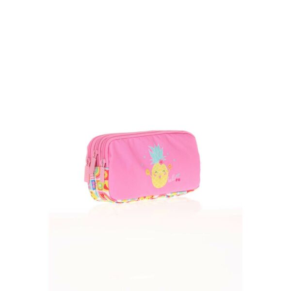 Kaukko Flat Pineapple Kalem Çantası 3 Bölme L8109