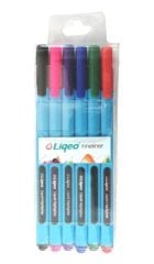 Liqeo Fineliner Keçe Uçlu Kalem 6 Renk 8027-6