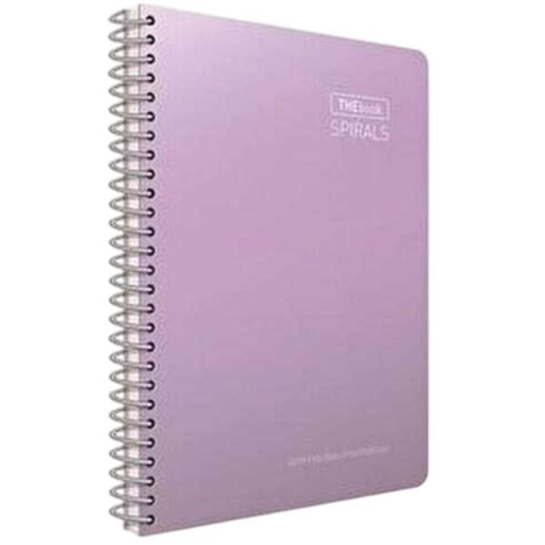 The Book A4 100 Yaprak Kareli Sert Kapak Spiralli Defter 5504