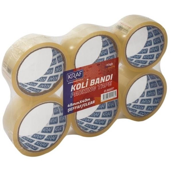 Kraf Koli Bandı   45Mmx40m Şeffaf 4540
