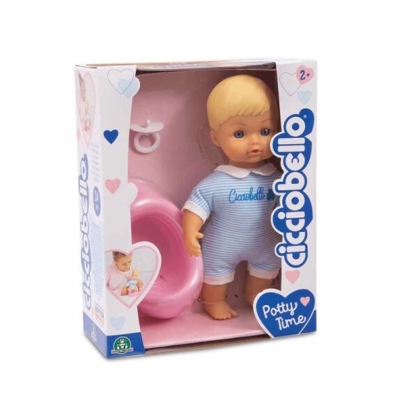 Cicciobello 24 cm Yumuş Bebek Tuvalet Zamanı CCBA7000