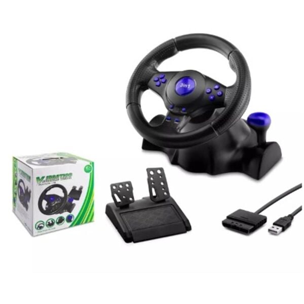 Hadron VW-9803 Oyun Direksiyon Seti 3in1 PS3&PS2&PC Güçlü Titreşim
