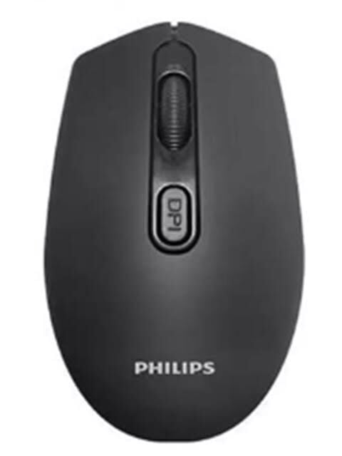Philips SPK7405  2.4Ghz 800-1600Dpı Kablosuz Optik Mouse (10Mt)(Pil İçinde)