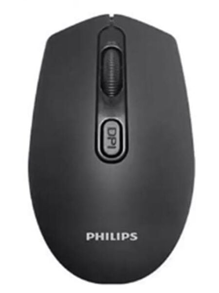 Philips SPK7405  2.4Ghz 800-1600Dpı Kablosuz Optik Mouse (10Mt)(Pil İçinde)
