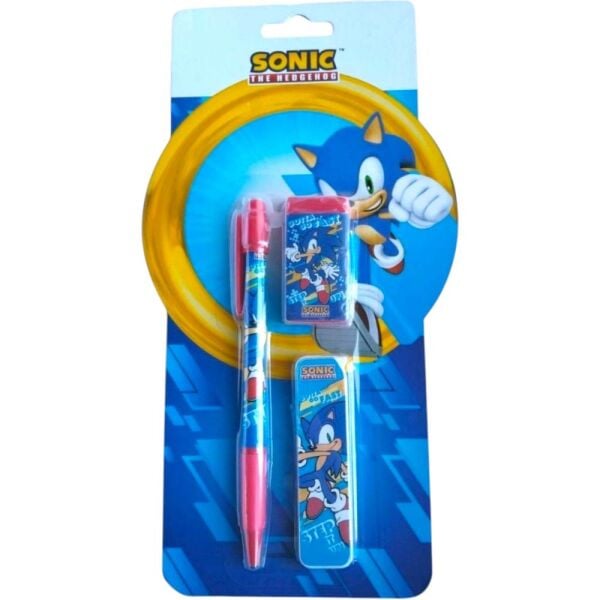 Sonic 3'lü Kırtasiye Seti 582456