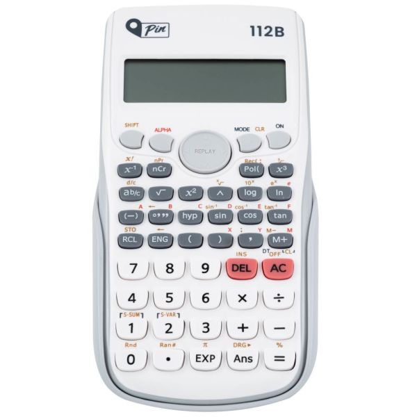 Pin Bilimsel Hesap Makinesi 240 Fonksiyonlu Beyaz 112