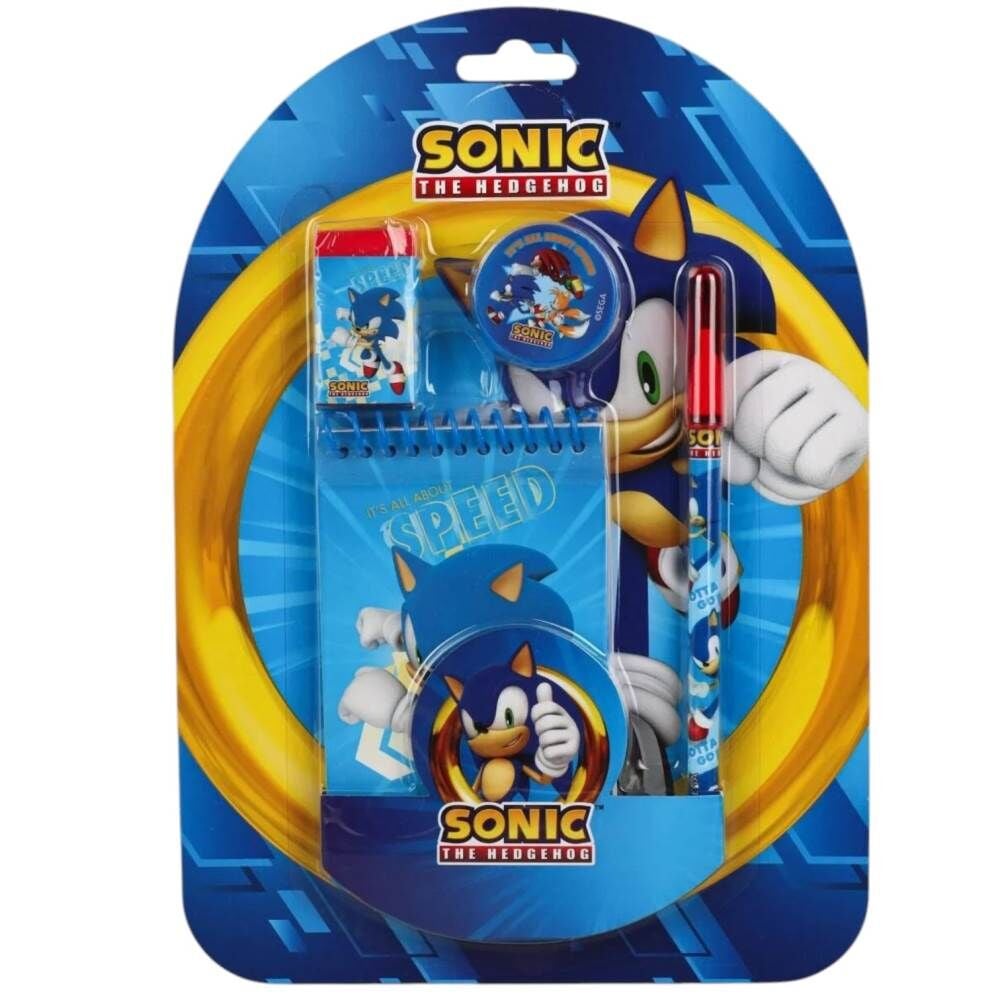 Sonic 4'lü Kırtasiye Seti 582462