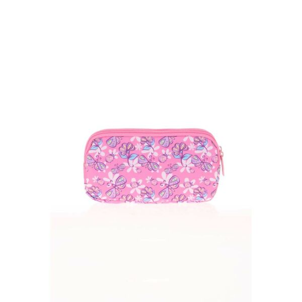 Kaukko Rubber Butterfl Kalem Çantası 3 Bölme L8106