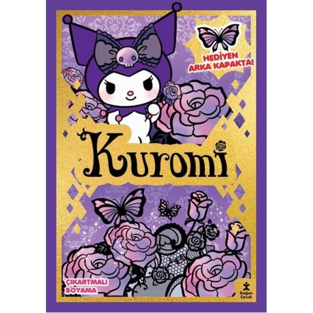 Kuromi Parti Zamanı Çıkartmalı Boyama Kitabı