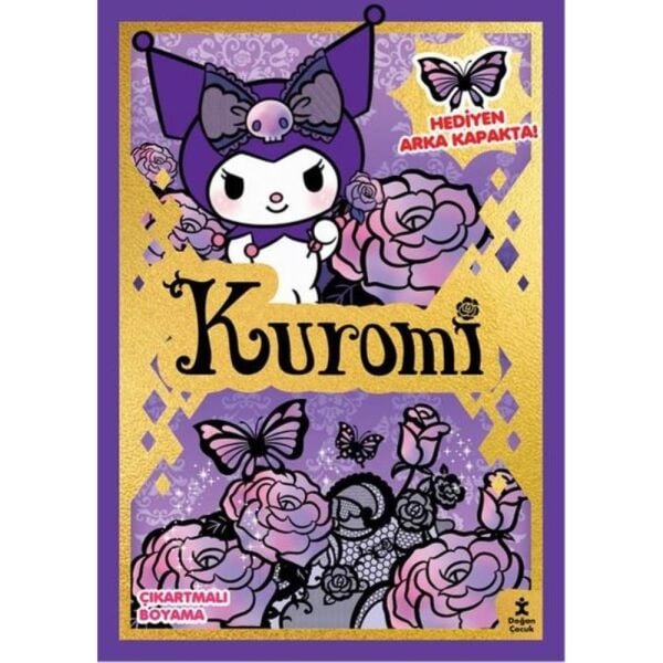 Kuromi Parti Zamanı Çıkartmalı Boyama Kitabı