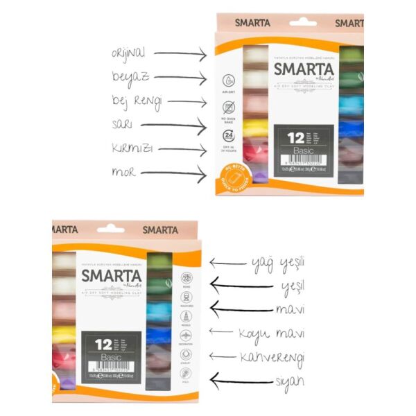 Smarta Havayla Kuruyan Modelleme Hamuru