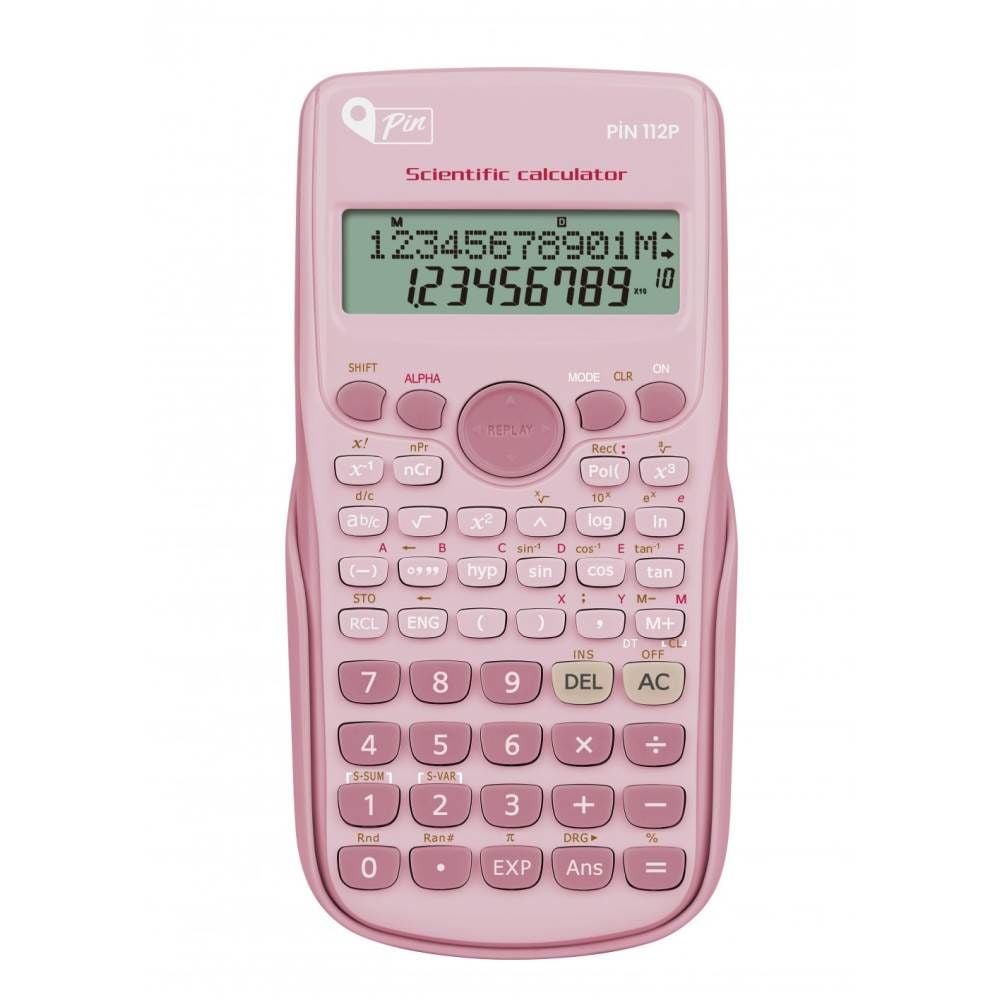 Pin Bilimsel Hesap Makinesi 240 Fonksiyonlu Pembe 112