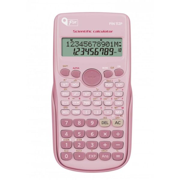 Pin Bilimsel Hesap Makinesi 240 Fonksiyonlu Pembe 112