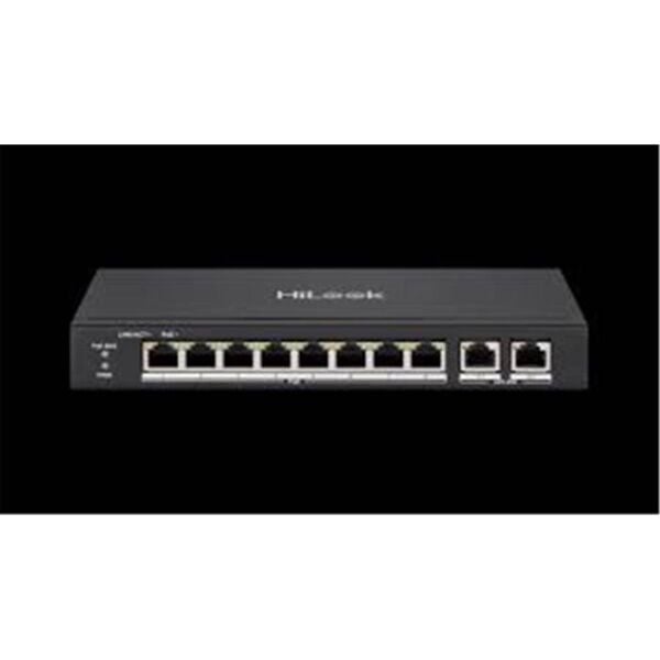 Hilook NS-0310P-60(B) 10 Port 2 Port 10-100-1000 Gigabit 8 Port 10-100 Poe 60W Switch