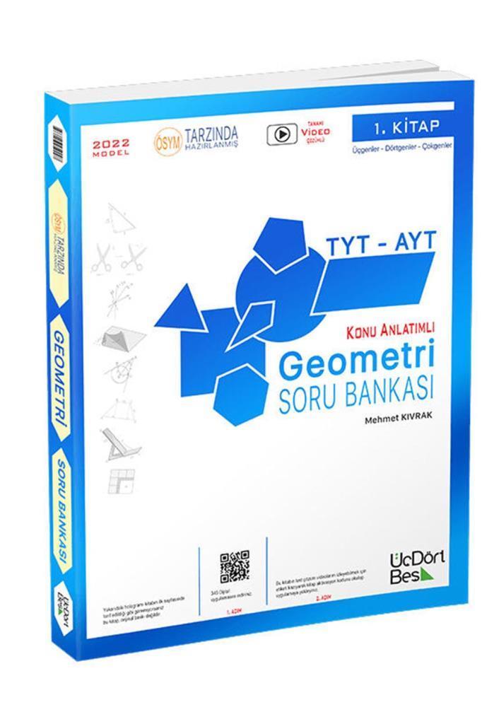 Üçdörtbeş TYT AYT Geometri Soru Bankası