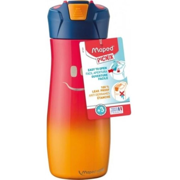 Maped Matara Pıcnık 580 Ml Çelik Gülen Yüz Pembe 871301