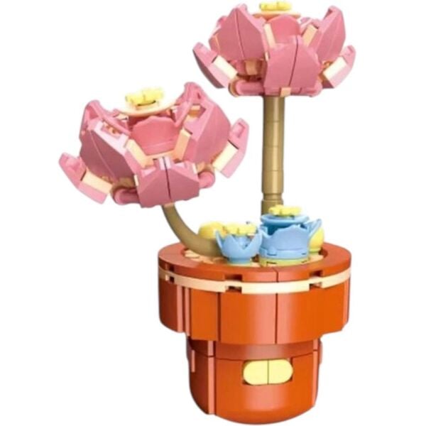 Ocean 113-21 Narin Gül Saksılı Çiçek Lego