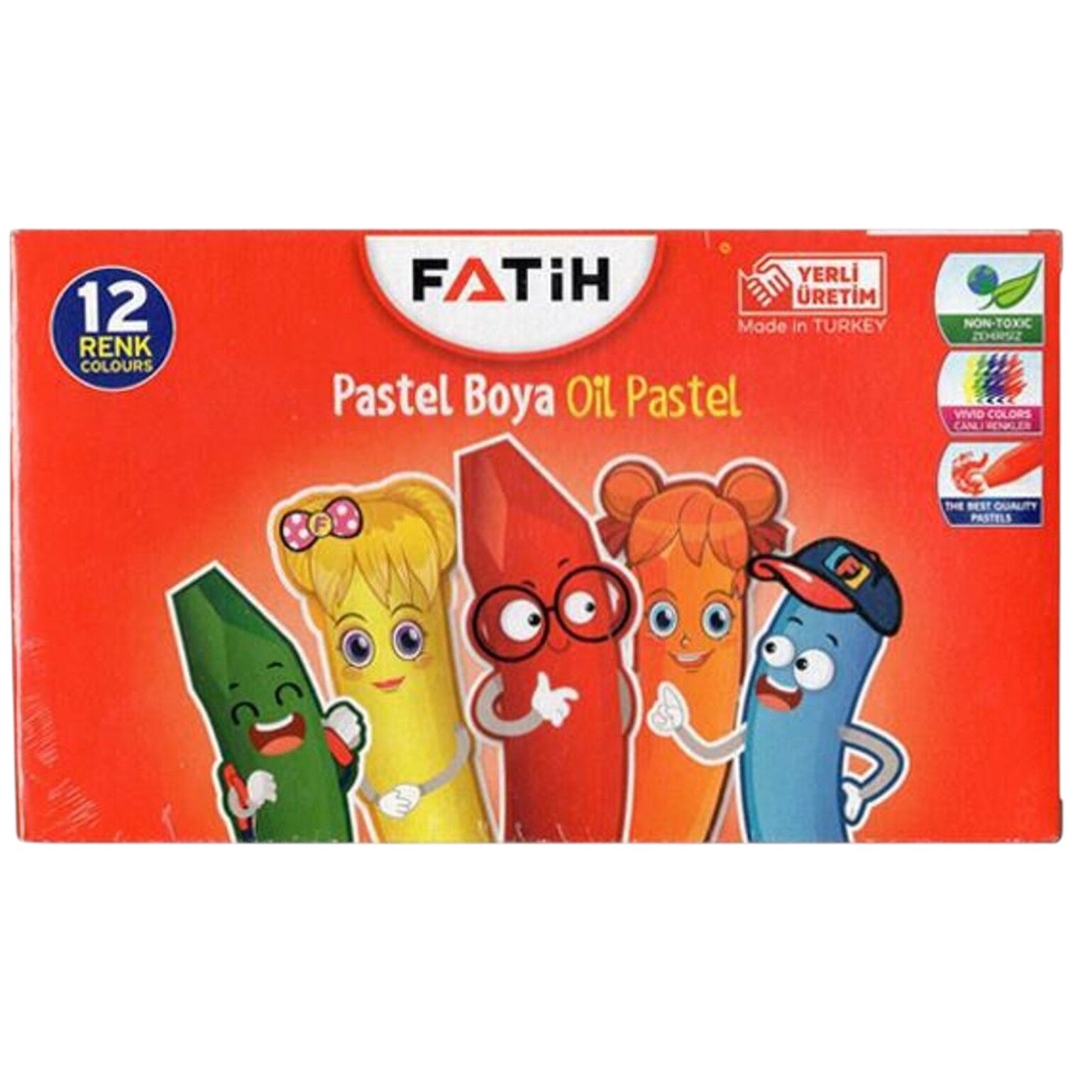 Fatih Pastel Boya 12 Renk 34012