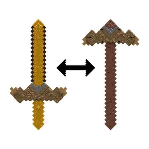 Minecraft 2in1 Kılıç ve Kazma 50 cm JKC15