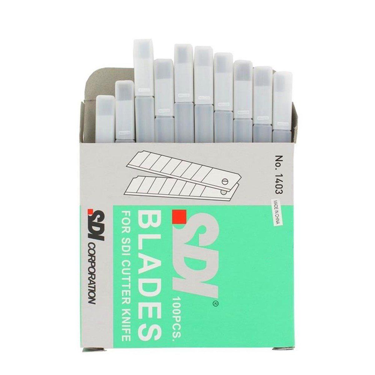 Sdi Maket Bıçağı Yedeği Geniş 10 lu 1404