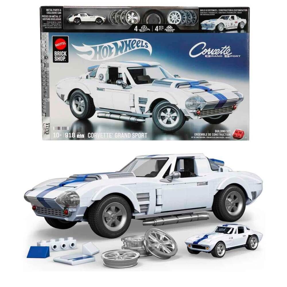 Hot Wheels Corvette Grand Sport Araba Yapım Seti JGR31