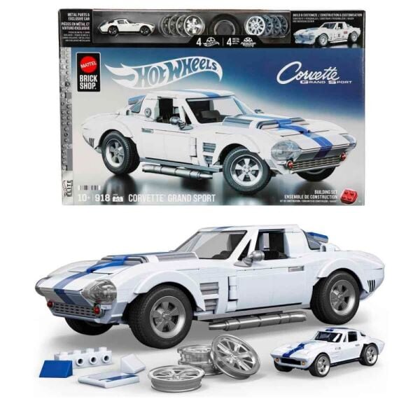 Hot Wheels Corvette Grand Sport Araba Yapım Seti JGR31