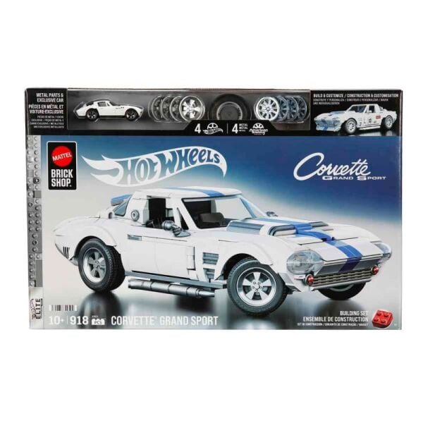 Hot Wheels Corvette Grand Sport Araba Yapım Seti JGR31