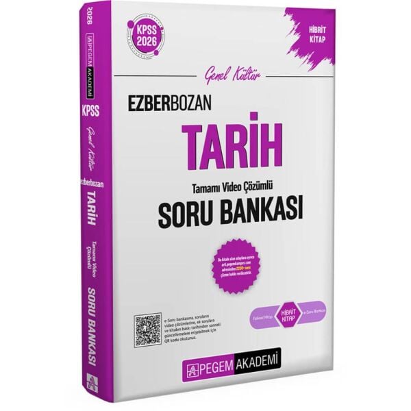 Pegem 2026 KPSS GY GK Ezberbozan Tarih Tamamı Çözümlü Soru Bankası