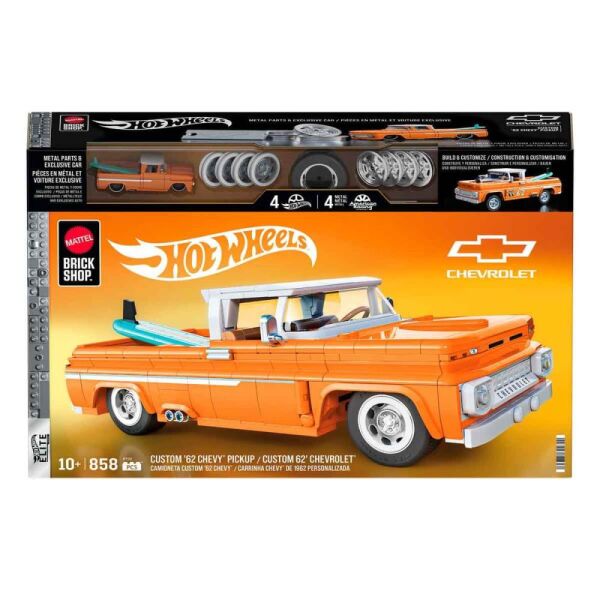 Hot Wheels Custom '62 Chevy Pickup Araba Yapım Seti JFT20