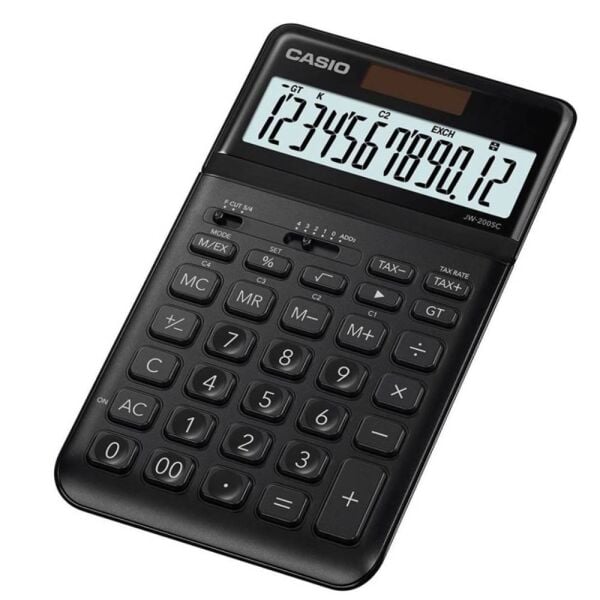 Casıo Hesap Makinesi Masaüstü Jw-200Sc-Bk Siyah
