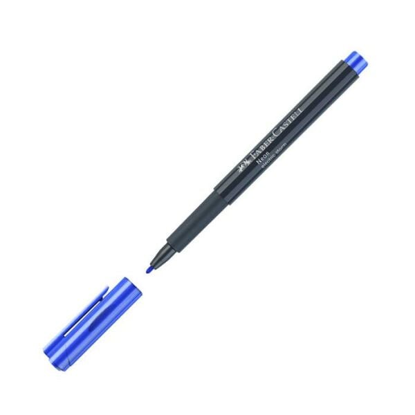 Faber Castell Fosforlu Markör Kalem Mavi