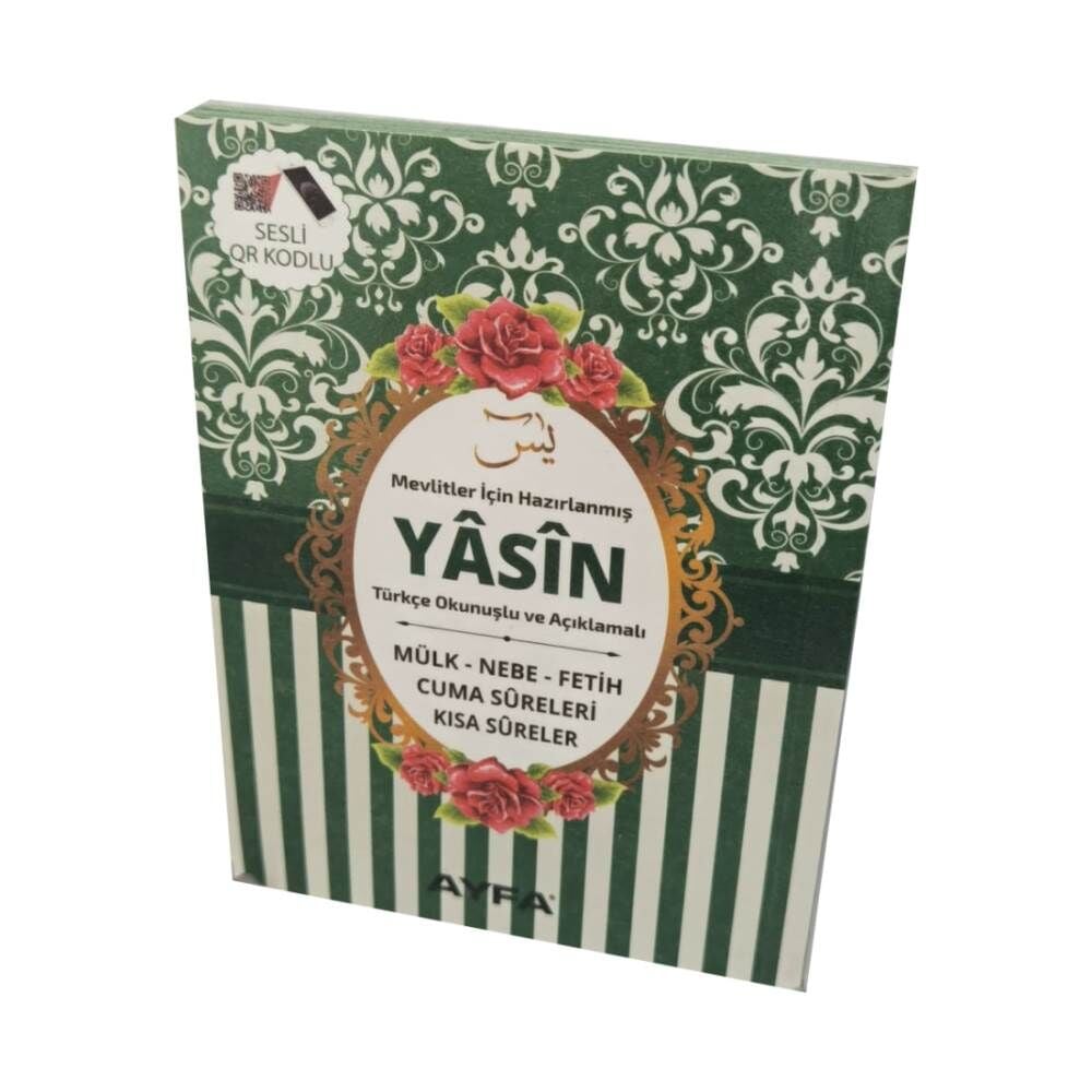 Ayfa Yasin Çanta Boy Tükçe Okunuşlu ve Açıklamalı 080