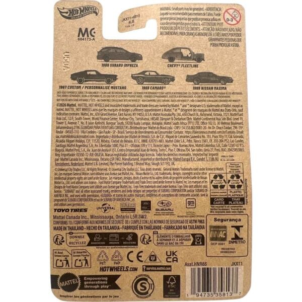 Hot Wheels 1:64 Tekli Arabalar JKX11 Chevy Fleetline