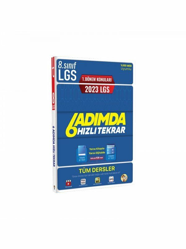 Tonguç 8.Sınıf LGS 6 Adımda Hızlı Tekrar 1.Dönem