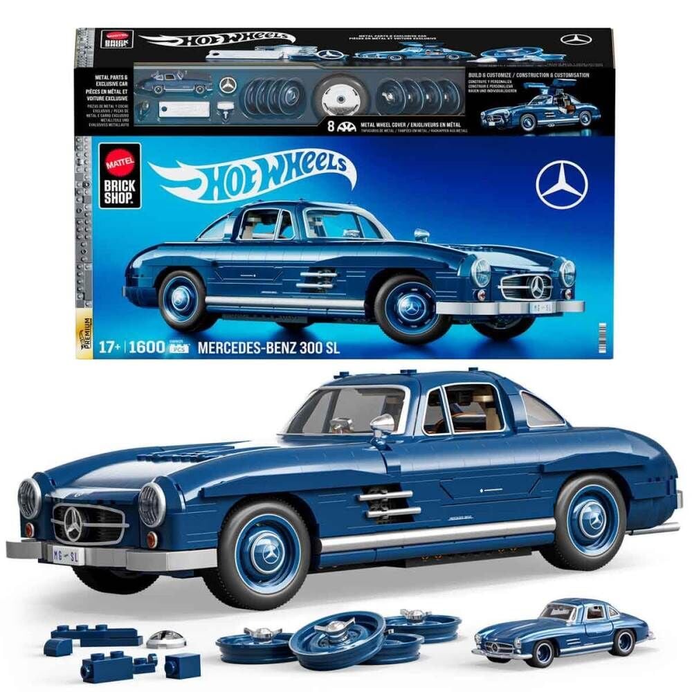 Hot Wheels Mercedes-Benz 300 SL Araba Yapım Seti HWW25