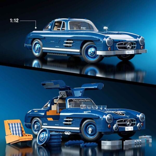 Hot Wheels Mercedes-Benz 300 SL Araba Yapım Seti HWW25