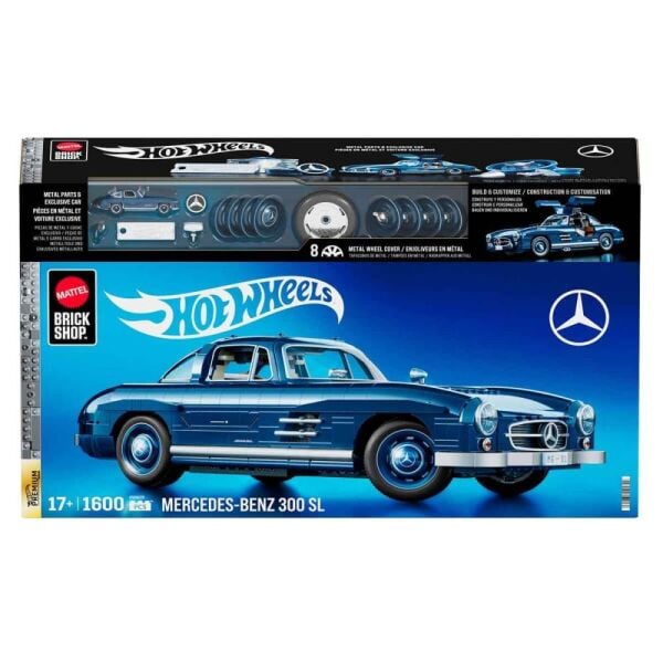 Hot Wheels Mercedes-Benz 300 SL Araba Yapım Seti HWW25