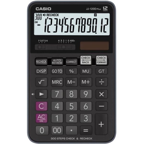 Casıo Hesap Makinesi Masaüstü Jj-120Dplus 12 Hane