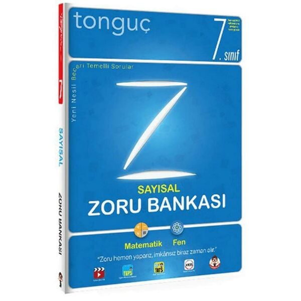 Tonguç 7.Sınıf Sayısal Zoru Bankası Matematik Fen
