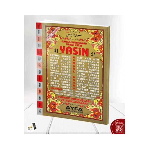Ayfa Yasin Cami Boy Tükçe Okunuşlu ve Açıklamalı Fihristli 032