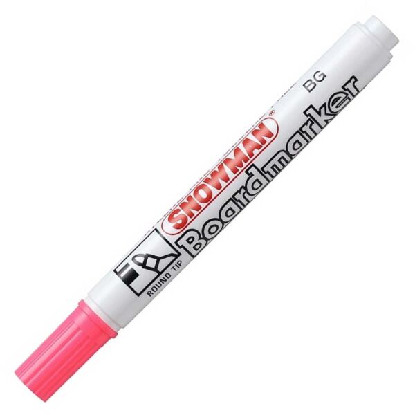 Snowman Beyaz Tahta Kalemi Bg-12 Pembe