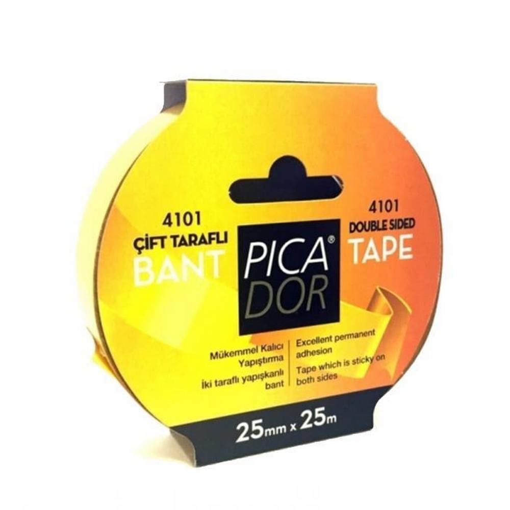 Picador Askılı Çift Taraflı Bant 25 mm x 25 mt 4101