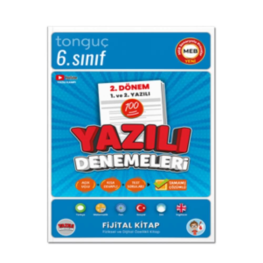 Tonguç 6.sınıf Yazılı Denemeleri 2.Dönem 1.ve 2. Yazılı